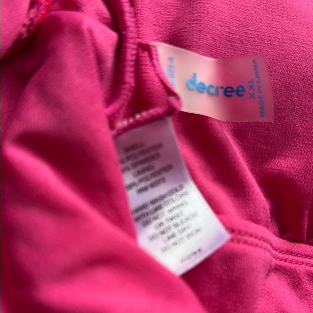 Womens Pink One Piece Swimsuit - Picture 5 of 6